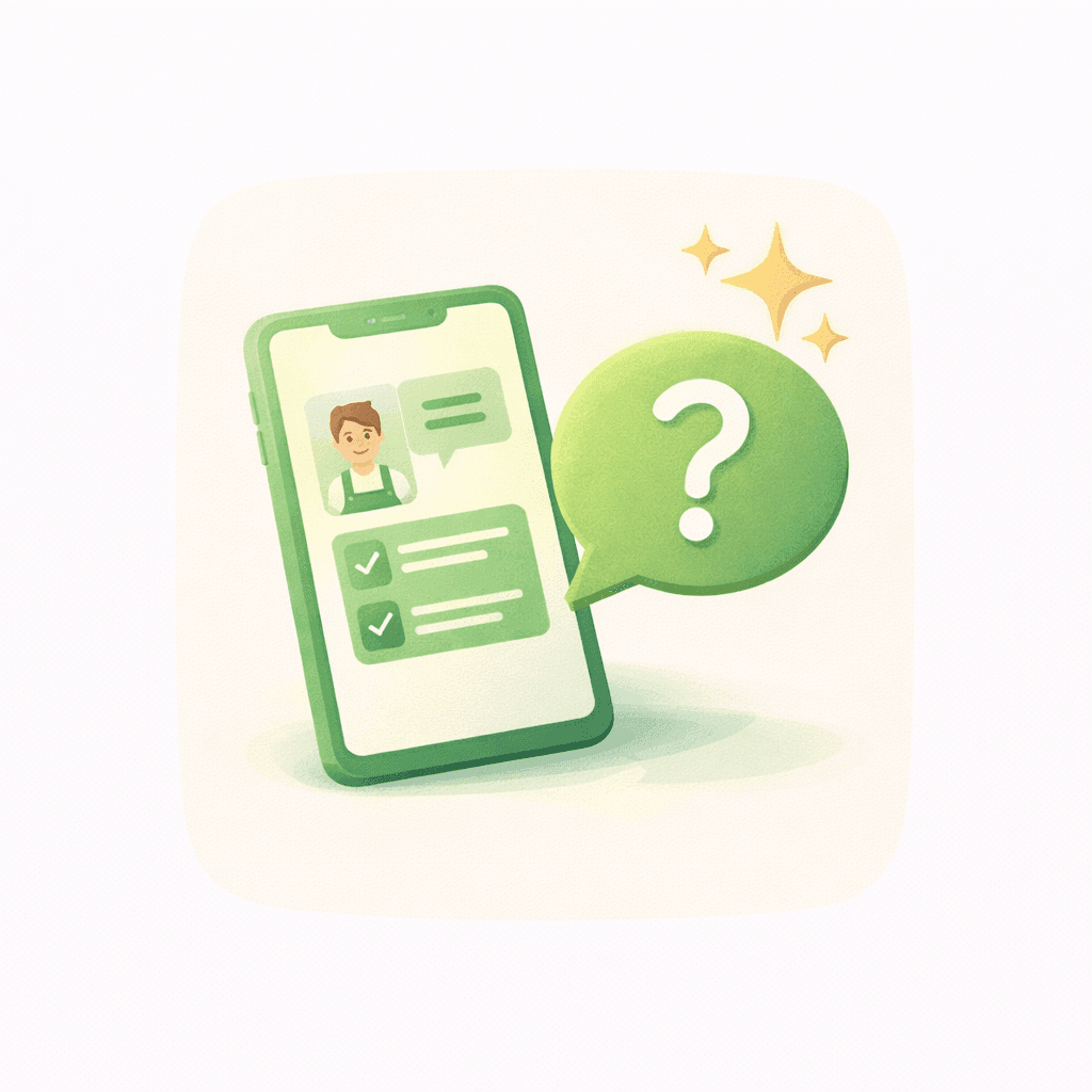 Message a seller before you order